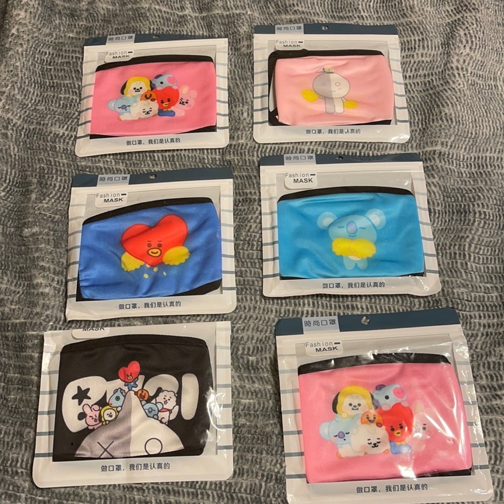 BT21 Fashion Mask Set